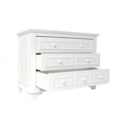 Bopita Commodes Enfant Commode Avec 3 Tiroirs Charlotte Blanc -Commodes enfant Soldes commode avec 3 tiroirs charlotte blanc 3