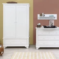 Bopita Commodes Enfant Commode Avec 3 Tiroirs Charlotte Blanc -Commodes enfant Soldes commode avec 3 tiroirs charlotte blanc 4