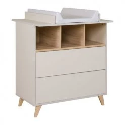 Lignea Kids Commodes Enfant Commode Avec Plan à Langer Bois Argile -Commodes enfant Soldes commode avec plan a langer bois argile 2