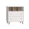 ID Kids Commodes Enfant Commode Bébé Effet Bois Blanc Et Bois