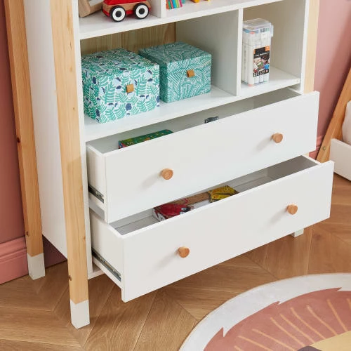 Baita Commodes Enfant Commode Blanc 3 Tiroirs 81cm 5 Baita Commodes Enfant Commode Blanc 3 Tiroirs 81cm – Image 5