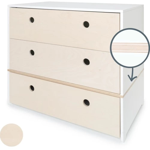 Wookids Commodes Enfant Commode Blanchi 2 Wookids Commodes Enfant Commode Blanchi – Image 2