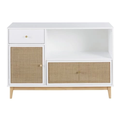 Maisons Du Monde Commodes Enfant Commode Compatible Plan à Langer 1 Porte 2 Tiroirs Blanche Et Cannage En Rotin 1 Maisons Du Monde Commodes Enfant Commode Compatible Plan à Langer 1 Porte 2 Tiroirs Blanche Et Cannage En Rotin