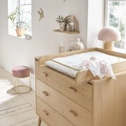 Maisons Du Monde Commodes Et Tables à Langer Commode Compatible Plan à Langer 3 Tiroirs Cannage En Rotin -Commodes enfant Soldes commode compatible plan a langer 3 tiroirs cannage en rotin 1000 4 0 215496 3