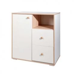 ID Kids Commodes Enfant Commode Effet Bois Blanc Et Bois