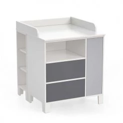 Home Maison Commodes Enfant Commode Enfant à Tiroirs Bora En Bois Gris 80x52x87 -Commodes enfant Soldes commode enfant a tiroirs bora en bois gris 80x52x87 2