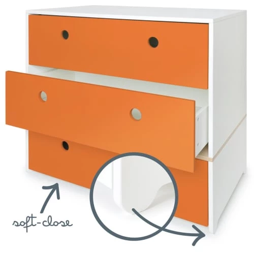 Wookids Commodes Enfant Commode Orange 3 Wookids Commodes Enfant Commode Orange – Image 3