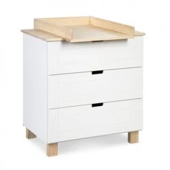 Klups Commodes Enfant Commode Plan Blanc Naturel