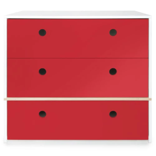 Wookids Commodes Enfant Commode Rouge 1 Wookids Commodes Enfant Commode Rouge