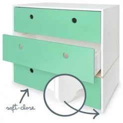 Wookids Commodes Enfant Commode Vert Ocean 8 Wookids Commodes Enfant Commode Vert Ocean -Commodes enfant Soldes commode vert ocean 2