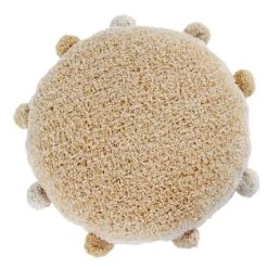 Lorena Canals Fauteuils Et Poufs Enfant Coussin Coton Rond Jaune ø48