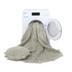 Lorena Canals Fauteuils Et Poufs Enfant Coussin Rond En Coton Olive ø48 -Commodes enfant Soldes coussin rond en coton olive oe48 5