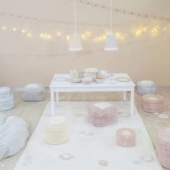 Lorena Canals Fauteuils Et Poufs Enfant Doudou Guimauve Coton Bleu 18xØ27 -Commodes enfant Soldes doudou guimauve coton bleu 18xoe27 5