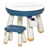 Homcom Tables Et Chaises Enfant Ensemble Table De Construction Multi-activités Enfant Avec Tabouret