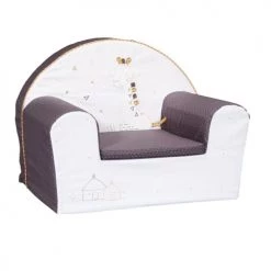 Sauthon Fauteuils Et Poufs Enfant Fauteuil Club 42x51cm En Coton Blanc