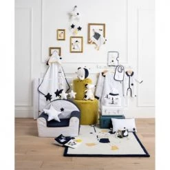 Sauthon Fauteuils Et Poufs Enfant Fauteuil Club 42x51cm En Coton Blanc -Commodes enfant Soldes fauteuil club 42x51cm en coton blanc 6