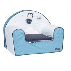 Sauthon Fauteuils Et Poufs Enfant Fauteuil Club 42x51cm En Coton Bleu