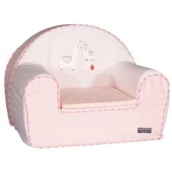Sauthon Fauteuils Et Poufs Enfant Fauteuil Club 42x51cm En Coton Rose