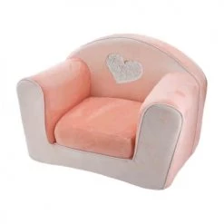 Home Maison Fauteuils Et Poufs Enfant Fauteuil Club Enfant Convertible Lapinou Rose 42x55