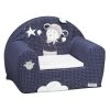 Sauthon Fauteuils Et Poufs Enfant Fauteuil Club Pour Enfant 48x40cm En Coton Bleu