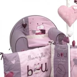 Sauthon Fauteuils Et Poufs Enfant Fauteuil Club Pour Enfant 48x40cm En Coton Rose -Commodes enfant Soldes fauteuil club pour enfant 48x40cm en coton rose 3