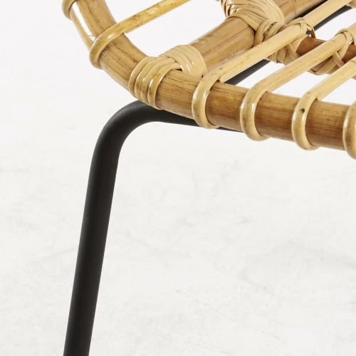 Maisons Du Monde Fauteuils Et Poufs Enfant Fauteuil En Rotin Et Métal Noir 5 Maisons Du Monde Fauteuils Et Poufs Enfant Fauteuil En Rotin Et Métal Noir – Image 5