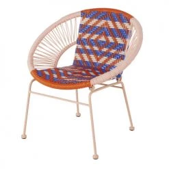 Maisons Du Monde Fauteuils Et Poufs Enfant Fauteuil Enfant En Métal Tricolore