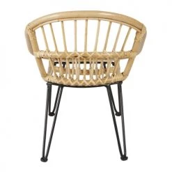 Maisons Du Monde Fauteuils Et Poufs Enfant Fauteuil Enfant En Rotin Et Métal Noir -Commodes enfant Soldes fauteuil enfant en rotin et metal noir 1000 6 18 206658 3