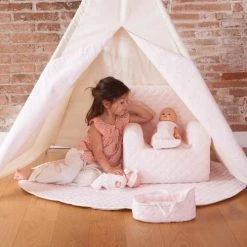 Wookids Fauteuils Et Poufs Enfant Fauteuil Enfant étoiles Rose -Commodes enfant Soldes fauteuil enfant etoiles rose 3