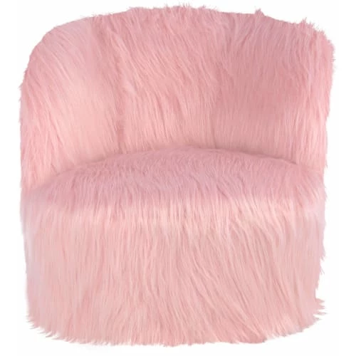 ReCollection Tables Et Chaises Enfant Fauteuil Enfant Fourrure Rose 47x47x45cm 3 ReCollection Tables Et Chaises Enfant Fauteuil Enfant Fourrure Rose 47x47x45cm – Image 3