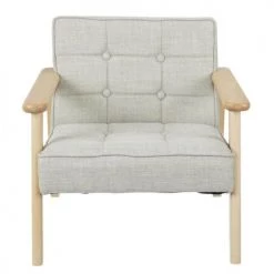 Commodes enfant Soldes -Commodes enfant Soldes fauteuil enfant gris avec dossier capitonne 1