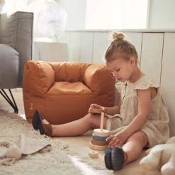 Jollein Fauteuils Et Poufs Enfant Fauteuil Imperméable Caramel 45 X 40 X 36 Cm -Commodes enfant Soldes fauteuil impermeable caramel 45 x 40 x 36 cm 3