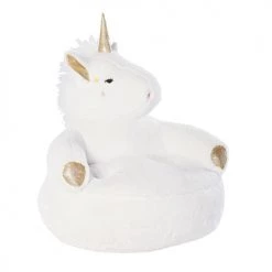 Maisons Du Monde Fauteuils Et Poufs Enfant Fauteuil Licorne Blanc Rose Et Doré