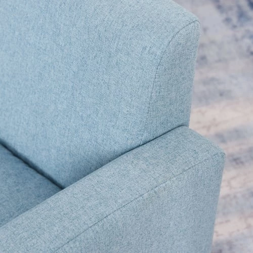 Homcom Fauteuils Et Poufs Enfant Fauteuil Scandinave Enfant Grand Confort Accoudoirs Assise Lin Bleu 5 Homcom Fauteuils Et Poufs Enfant Fauteuil Scandinave Enfant Grand Confort Accoudoirs Assise Lin Bleu – Image 5