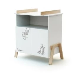 AT4 Commodes Enfant Meuble à Langer Blanc Et Hêtre 9 AT4 Commodes Enfant Meuble à Langer Blanc Et Hêtre -Commodes enfant Soldes meuble a langer blanc et hetre 4