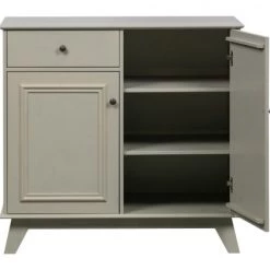 Woood Commodes Enfant Meuble De Rangement Lily Gris -Commodes enfant Soldes meuble de rangement lily gris 4