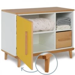 Wookids Commodes Enfant Petit Meuble 1 Porte Jaune Soleil 8 Wookids Commodes Enfant Petit Meuble 1 Porte Jaune Soleil -Commodes enfant Soldes petit meuble 1 porte jaune soleil 2