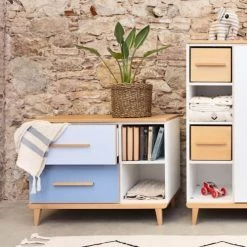 Wookids Commodes Enfant Petit Meuble 2 Tiroirs Bleu Ciel 9 Wookids Commodes Enfant Petit Meuble 2 Tiroirs Bleu Ciel -Commodes enfant Soldes petit meuble 2 tiroirs bleu ciel 3