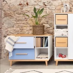 Wookids Commodes Enfant Petit Meuble 2 Tiroirs Manhattan Gris 9 Wookids Commodes Enfant Petit Meuble 2 Tiroirs Manhattan Gris -Commodes enfant Soldes petit meuble 2 tiroirs manhattan gris 3