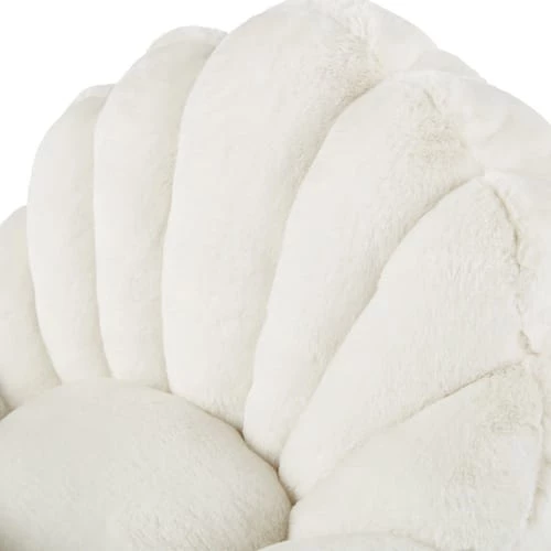 Maisons Du Monde Fauteuils Et Poufs Enfant Pouf Enfant Coquille Imitation Fourrure écrue 3 Maisons Du Monde Fauteuils Et Poufs Enfant Pouf Enfant Coquille Imitation Fourrure écrue – Image 3