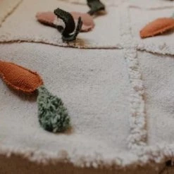 Lorena Canals Fauteuils Et Poufs Enfant Pouf Enfant Ludique Beige En Coton D50cm -Commodes enfant Soldes pouf enfant ludique beige en coton d50cm 2