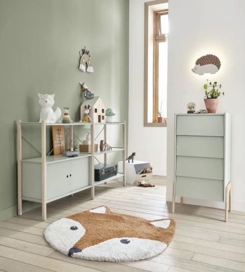 Maisons Du Monde Commodes Enfant Semainier 4 Tiroirs Vert Et Pin 5 Maisons Du Monde Commodes Enfant Semainier 4 Tiroirs Vert Et Pin – Image 5