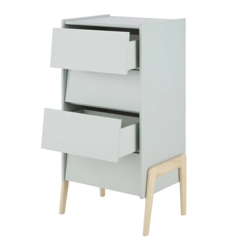 Maisons Du Monde Commodes Enfant Semainier 4 Tiroirs Vert Et Pin 2 Maisons Du Monde Commodes Enfant Semainier 4 Tiroirs Vert Et Pin – Image 2