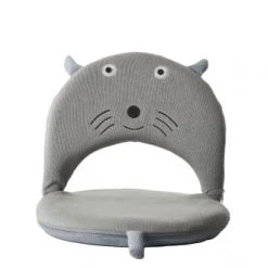 Crochetts Tables Et Chaises Enfant Siège Mousse 100% Coton Gris