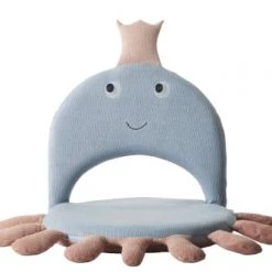 Crochetts Tables Et Chaises Enfant Siège Poulpe 100% Coton Bleu