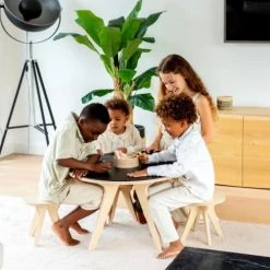 Drawin’table Tables Et Chaises Enfant Table à Dessiner Multifonction En Bois D70 Cm -Commodes enfant Soldes table a dessiner multifonction en bois d70 cm 15