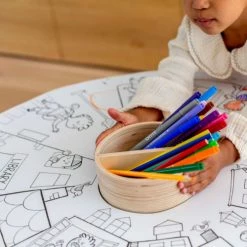 Drawin’table Tables Et Chaises Enfant Table à Dessiner Multifonction En Bois D70 Cm -Commodes enfant Soldes table a dessiner multifonction en bois d70 cm 4