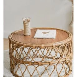 Saudara Collections Tables Et Chaises Enfant Table Basse Rotin -Commodes enfant Soldes table basse rotin 2