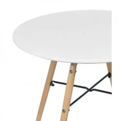 Wadiga Tables Et Chaises Enfant Table Enfant Ronde Bois Blanc -Commodes enfant Soldes table enfant ronde bois blanc 5