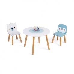 Janod Tables Et Chaises Enfant Table Et 2 Chaises Banquise -Commodes enfant Soldes table et 2 chaises banquise 2